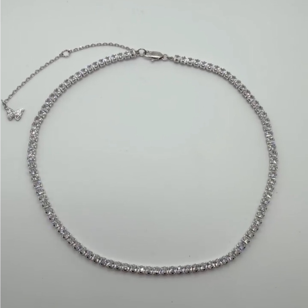 Adina Eden CZ Tennis Choker NWT